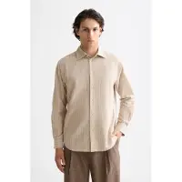 Scotch & Soda Lightweight Flannel Checked Shirt Plaza Taupe Check Größe: XXL | Casual hemden Outlet | Herren | Schwarz