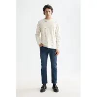 Scotch & Soda 750 Years Celebration Relaxed Fit Allover Printed Langarm-t-shirt