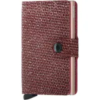 Secrid Unisex Miniwallet Sparkle Red Größe: OS | Geldbörsen Outlet | Unisex | Rot