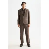 Scotch & Soda Yarn-dyed Wool Blend Relaxed Fit Blazer Demitasse Patchwork Größe: M | Blazer Outlet | Herren