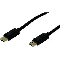 Bachmann Displayport Kabel schwarz mit 3.0m Stecker/Stecker - 3 m - DisplayPort - Display