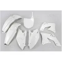 Ufo Kunststoffsatz Für Kawasaki Kxf 250 '09-'12 Farbe Weiss (Ka212E047)