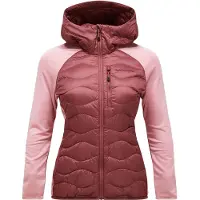 Peak Performance - Windjacke / winddicht / wasserabweisend – Damen / Frau W Helium Down Hybrid Hood - W Helium Down Hybrid Hood Wild Rouge Warm