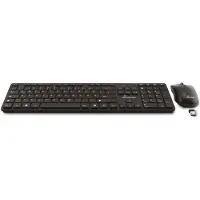 MediaRange MROS107, Volle Größe (100%), Kabellos, RF Wireless, QWERTZ, Schwarz, Maus enthalten