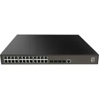 LevelOne GEL-2871, Managed, L2+, Gigabit Ethernet (10/100/1000), Gigabit Ethernet, Rack-Einbau, 1U