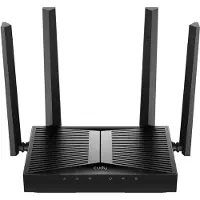Cudy WR3600, Wi-Fi 7 (802.11be), Dual-Band (2,4 GHz/5 GHz), Ethernet/LAN, Schwarz, Tabletop-Router