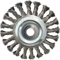 Ks Tools Rostfreie Stahldrahtrundbürste 0,5mm, Ø 125mm ( 340.0047 )