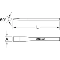 Ks Tools BRONZEplus Maurermeißel - 963.2457