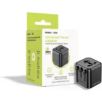 Mobile Origin Universal Travel Adapter PW30 EU/UK/US/AUS Black