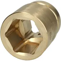 Ks Tools 1.1/2' BRONZEplus Steckschlüsseleinsatz, 6-kant, 70 mm ( 963.0004 )