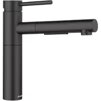 BLANCO Küchenarmatur mit Handbrause ALTA-S II schwarz matt 527553