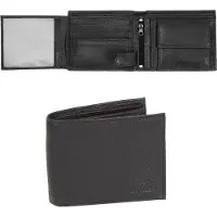 Mustang Livorno Wallet Side Öffnen Sie Herrenleder Premium Wallet Cards Schwarz Leder 06.103000