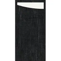 Duni GmbH Sacchetto Dunisoft 230 x 115 mm schwarz/weiß
