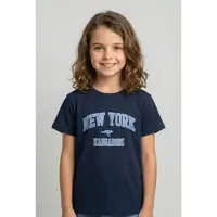 Kangaroos T-Shirt "Shirt mit NEW YORK Druck" für Mädchen, Kurzarm, bedrucktes Design, Basic Passform