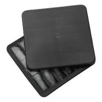 Rig-Tig - FREEZE-IT Eiswürfelbox mit Deckel - Black - H 2.5 cm