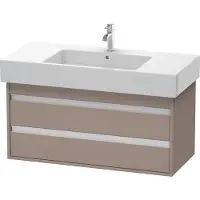 Duravit Waschtischunterschrank Ketho 100x45,5cm, bas. ma, 2 Schubk., wandhängend