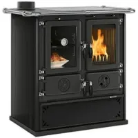 La Nordica Küchenofen | ROSETTA SX.16 STEEL | 7,9 kW | Schwarz