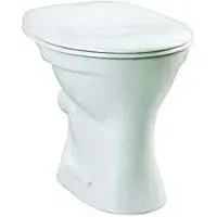 Premium VitrA Normus Stand-Flachspül-WC 6888L003-1030 weiß, Abgang außen waagerecht, Tiefe 460 mm