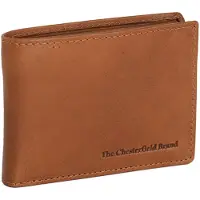 The Chesterfield Brand kleine echt Leder Geldbörse Portemonnaie Enzo braun