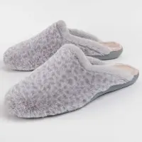 Northome Louslip Damen Hausschuhe Slipper Grau aus veganen Materialien mit bequemer Passform