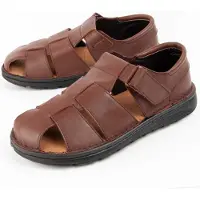 Purapiel Herren Sandale Beira7 aus Naturleder, Braun, mit lässigem Design und bequemer Passform
