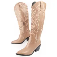 Montevita Heel Boot Botarey Beige