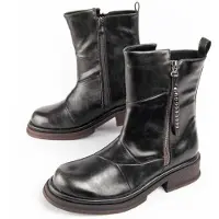 Montevita Stiefelette mit Absatz, Motta Grau