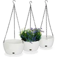 Relaxdays Blumenampel-Set