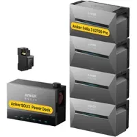Anker SOLIX Power Dock Multisystem mit Solarbank 3 E2700 Pro Balkonkraftwerk Speicher, by Powerness - 1x Power Dock + 4x Solarbank 3 E2700 Pro / 1x Smart Meter / Selbstabholung
