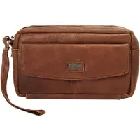 Spikes & Sparrow Handgelenktasche Damen, Herren 019693 cognac