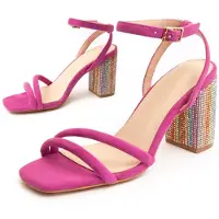 Montevita Absatzsandale Sanndarey7 in Fuchsia