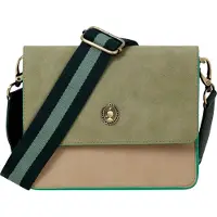 Pip studio Schultertasche Uni Cross Body Flap Small Green