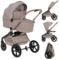Lionelo FREYA 2-in-1 Kombikinderwagen, Beige Sand