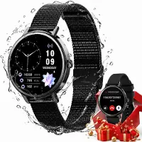 Blackview 2026 X30 Damen Smartwatch, mit 100+ Sportmodi, Anrufe, Pulsuhr, SpO2,Smartwatch für Damen mit Schlafmonitor, Zyklus, 10m Wasserdicht