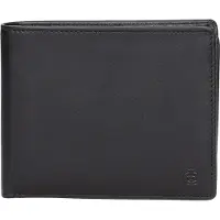 Esquire Geldbörse Slim Wallet Black schwarz