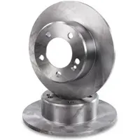 BESTPRICE 1x Bremsscheibe Hinterachse Voll [Hersteller-Nr. 40372512] für Vauxhall, Opel, Nissan, Renault