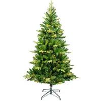 BURI Künstlicher LED Weihnachtsbaum 180cm Christbaum Tannenbaum Weihnachtstanne
