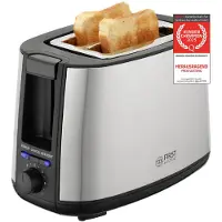 TZS First Austria 2 Scheiben Toaster, Selbstzentrierfunktion, 7 Bräunungsstufen, Auftau- und Aufwärmfunktion, Brötchenwärmer, 650-750W