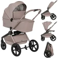 Lionelo FREYA 3-in-1 Kombikinderwagen, Beige Sand