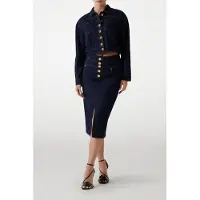 Guess Marciano GUESS Kylie Pencil Denim S Rinse Größe: 40 | Midiröcke Outlet | Damen | Blau
