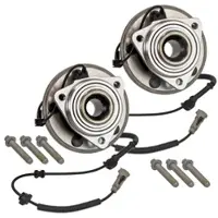 BESTPRICE 2x Radlagersatz inkl. Radnabe Vorderachse [Hersteller-Nr. 10663020] für Jeep