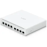 Ubiquiti UniFi UISP Plus - Switch - managed - 4 x 2.5GBase-T + 4 x 10Gb Ethernet SFP+ - Desktop, an Rack montierbar, wandmontierbar - Passives PoE (160 W)