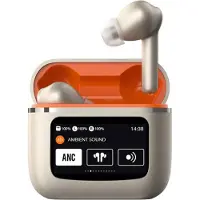 EKO , TWS LCD ANC Bluetooth Kopfhörer 5.3 Modell Astra, Weiß