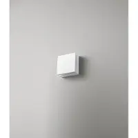 Perenz 10W 700LM 3000K Weiße LED-Wandleuchte aus Metall, verstellbarer Diffusor, modernes Design, Abmessungen 12x12x4,5/13 cm -