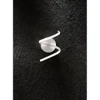 Perenz Wandleuchte aus mattweißem Metall, modernes Design mit Silikondiffusor, integrierte dimmbare 18-W-LED (Farbtemperatur) -