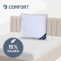 Casimum Feder- und Daunenkissen »COMFORT« – 85% Federn, 15% Daunen, Größe: 80x80