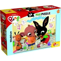 Lisciani Puzzle maxi 24 elementy. Bing. Atak sztuki!