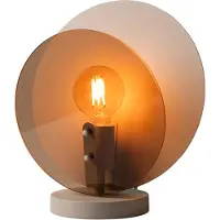 Its Tischlampe Toledo Glas Braun