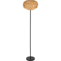 Eglo Stehleuchte aus Rattan Sheldon Ø 38cm