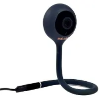 Beaba BÉABA, Babyphone mit Videoüberwachung, Zen Connect Babyphone, Full HD 1090p Kamera, Gegensprechfunktion, Große Reichweite, Mobil- und WLAN-Verbindung, Schlaflieder, Flexibler Stiel, Nachtblau.